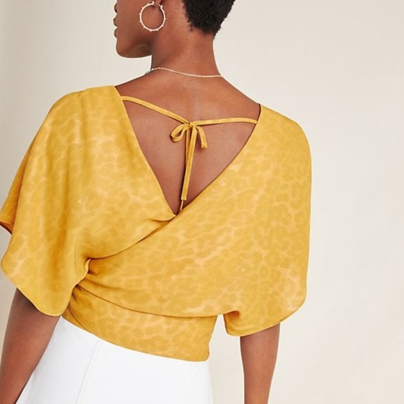 ANTHROPOLOGIE V-Neck Blouse - Picture 3 of 5